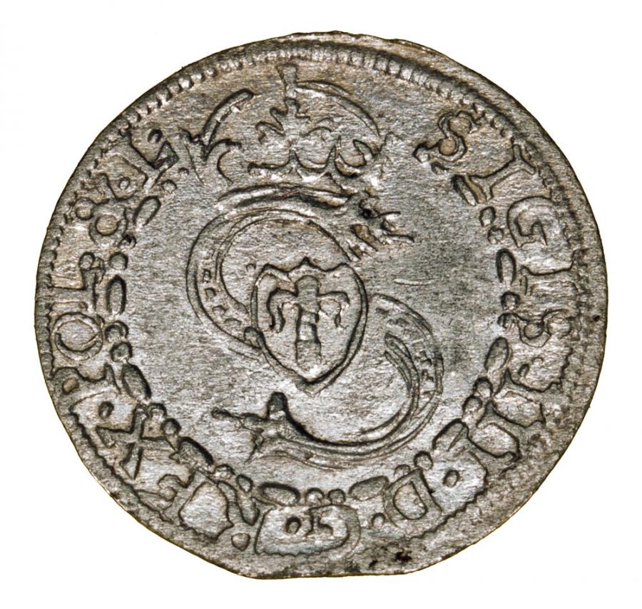 Szeląg 1610 Frederick et Wilhelm Kettler Courlande Mitau