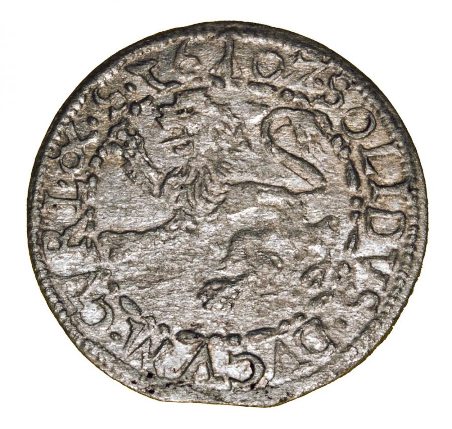 Szeląg 1610 Frederick et Wilhelm Kettler Courlande Mitau