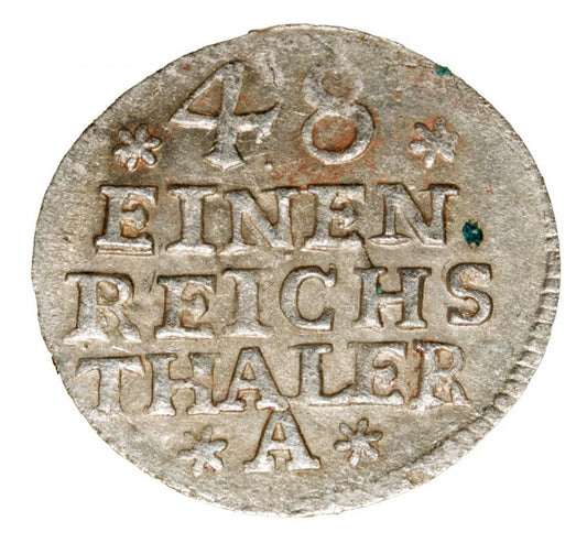 1/48 thaler 1756 Frédéric II le Grand Brandebourg Berlin A