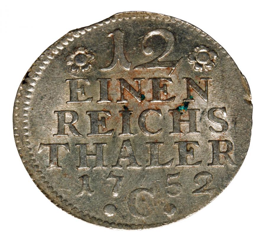1/12 thaler 1752 Frédéric II le Grand Allemagne Clèves C