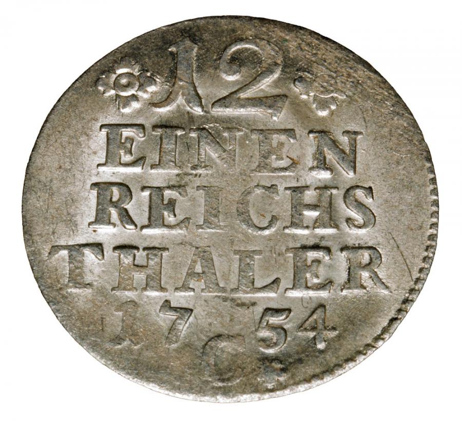 1/12 thaler 1754 Frédéric II le Grand Allemagne Clèves C