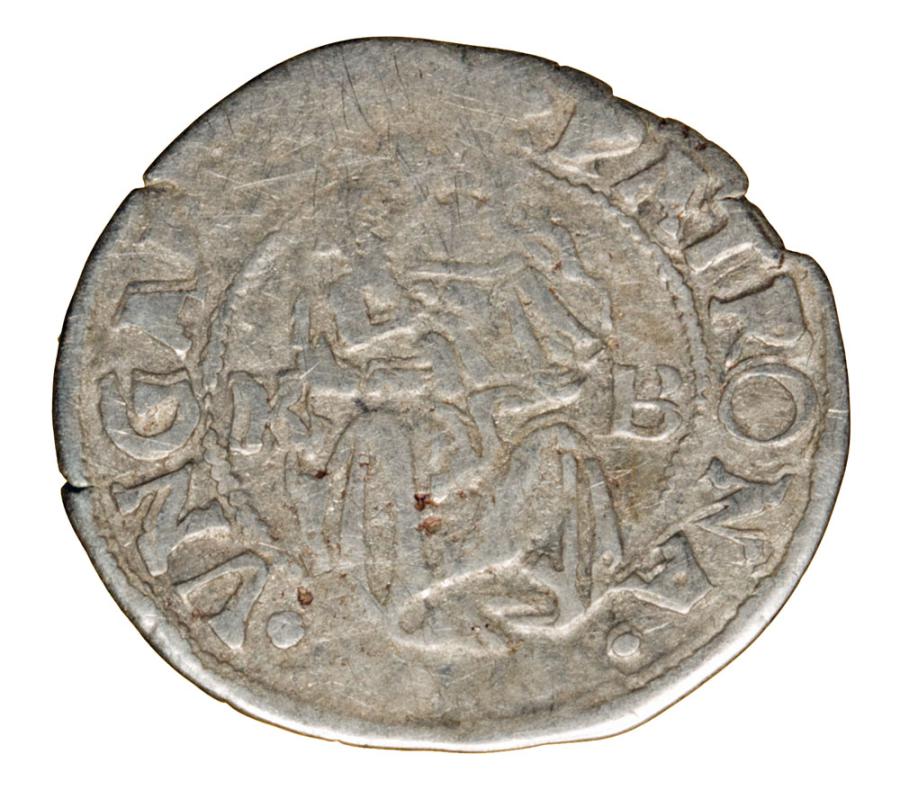 Denier 1529 Ferdinand Ier de Habsbourg Hongrie Kremnica