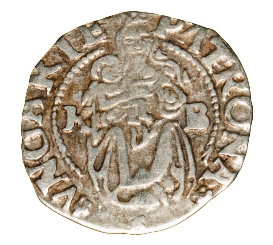Denier 1541 Ferdinand Ier de Habsbourg Hongrie Kremnica