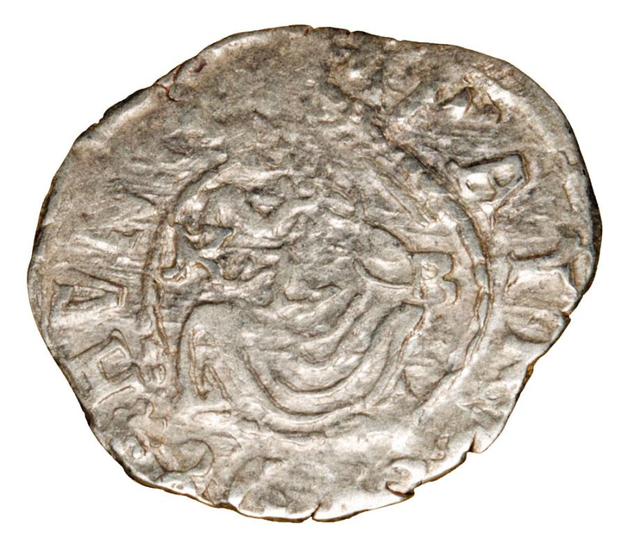 Denier 1598 Rudolf II Habsbourg Hongrie Kremnica