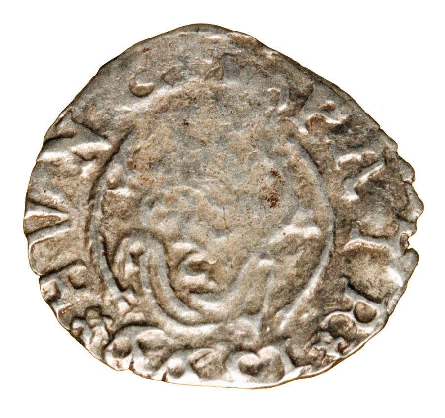 Denier 1599 Rudolf II Habsbourg Hongrie Kremnica