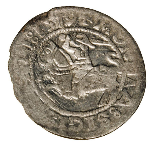 Demi-grosz 1519 Sigismond Ier de la Vieille Lituanie Vilnius