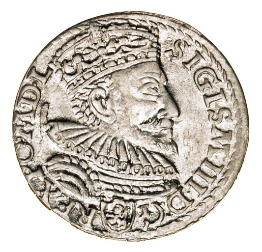 Trojak 1594 Sigismond III Vasa de Pologne Malbork