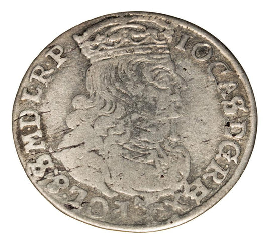 Szóstak 1661 John Casimir Pologne Poznań