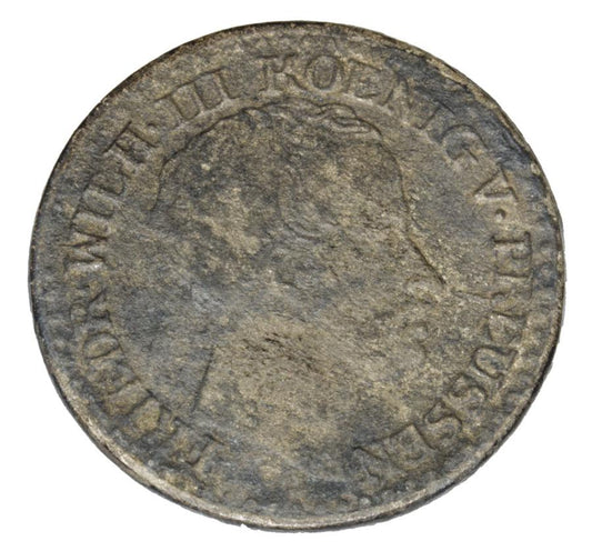 1 grosz d'argent 1824 Frédéric Guillaume III Prusse Berlin