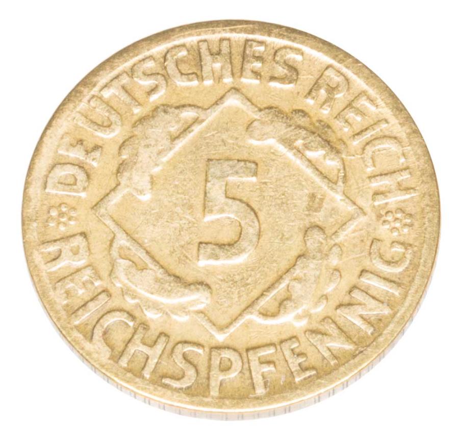 5 Reichspfennig 1925 Allemagne Munich D