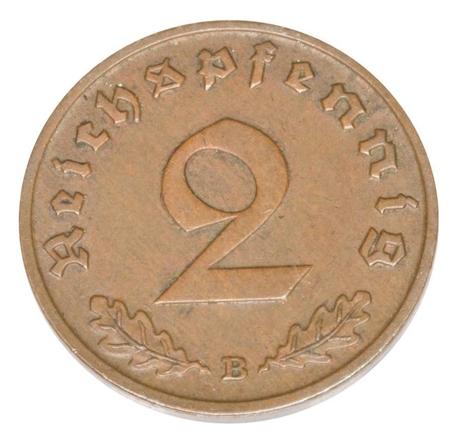 2 Reichspfennig 1938 Allemagne Vienne B