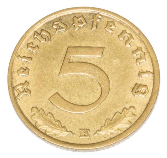 5 reichspfennig 1938 Allemagne Muldenhutten E