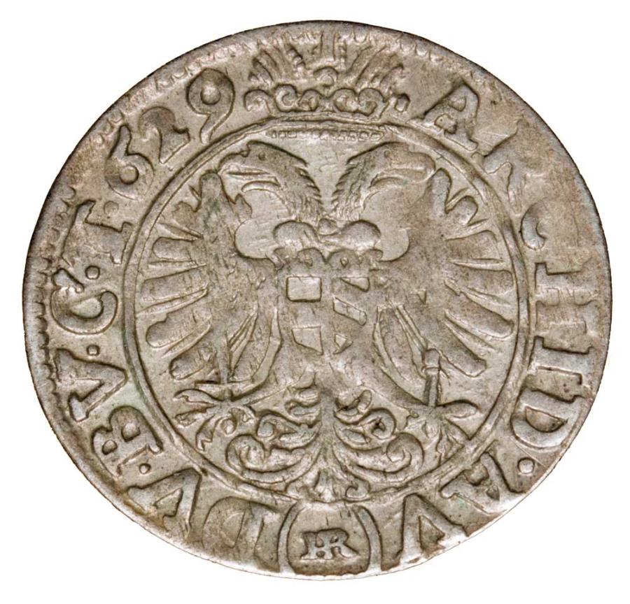 3 kreuzer 1629 Ferdinand II Habsbourg Silésie Wrocław