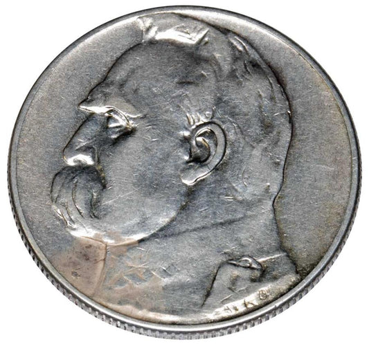 5 zlotys 1934 Deuxième République Polonaise Varsovie Józef Piłsudski