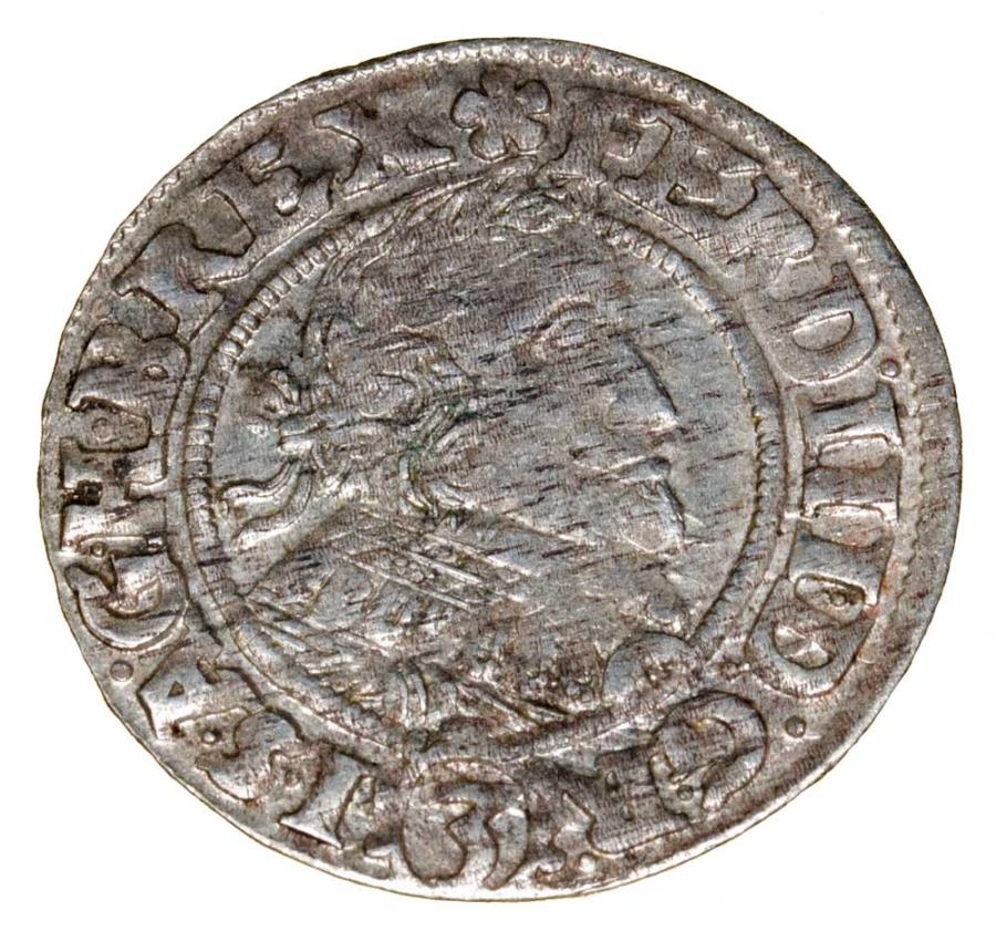 3 kreuzer 1638 Ferdinand II Habsbourg Silésie Wrocław