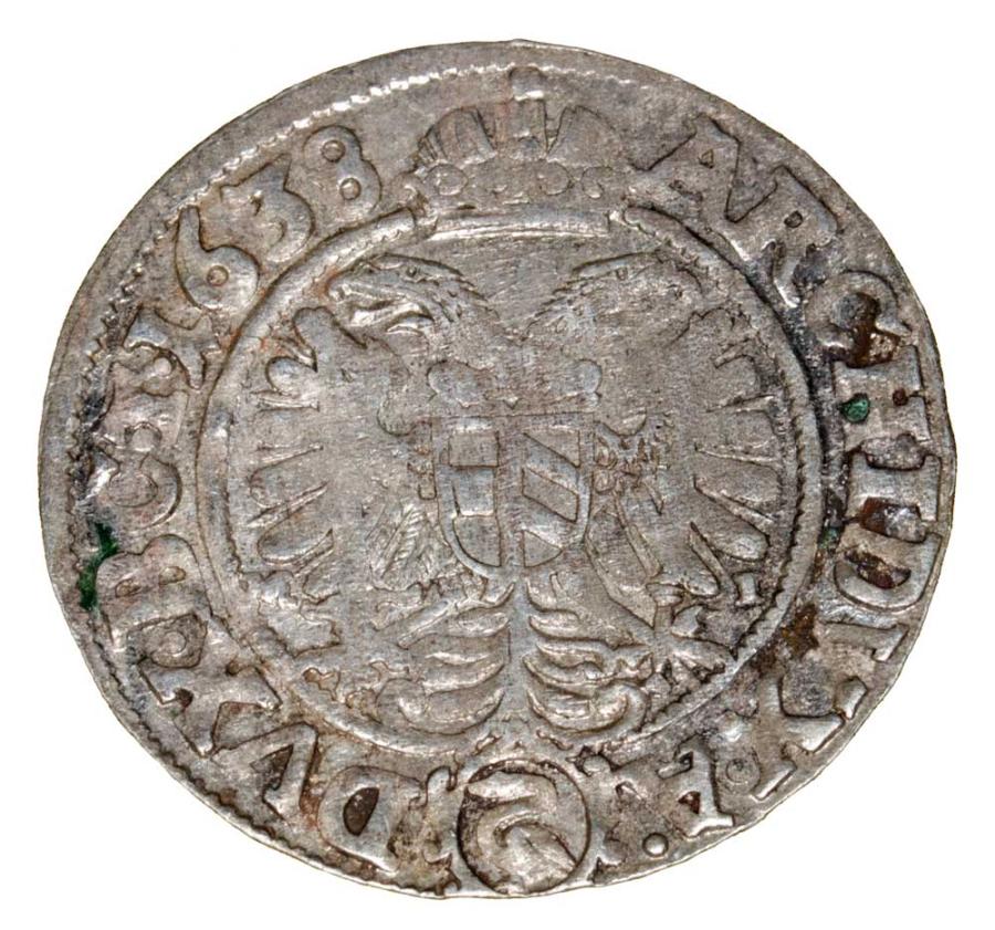 3 kreuzer 1638 Ferdinand II Habsbourg Silésie Wrocław