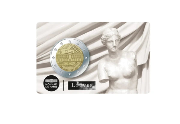 2 Euro 2025 France Louvre en Coincard Vénus de Milo
