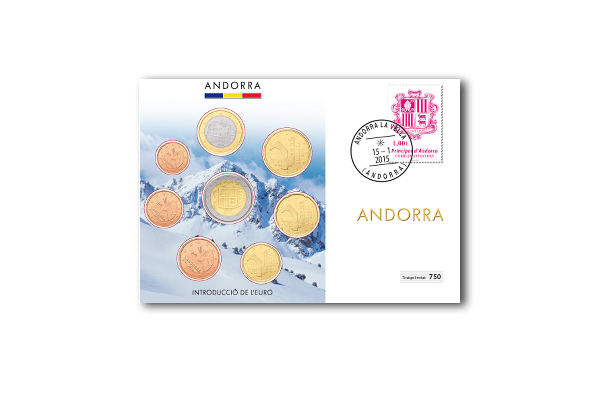 Série Euro 2014 Andorre dans la lettre numismatique
