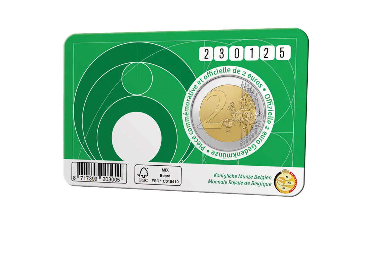 Loterie Nationale Belge 2025 : Billet de 2 euros en Coincard de notre choix