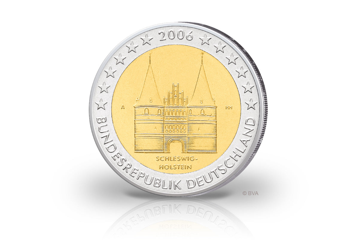 2 Euro 2006 Allemagne Schleswig-Holstein Holsten Gate Neuf de notre choix