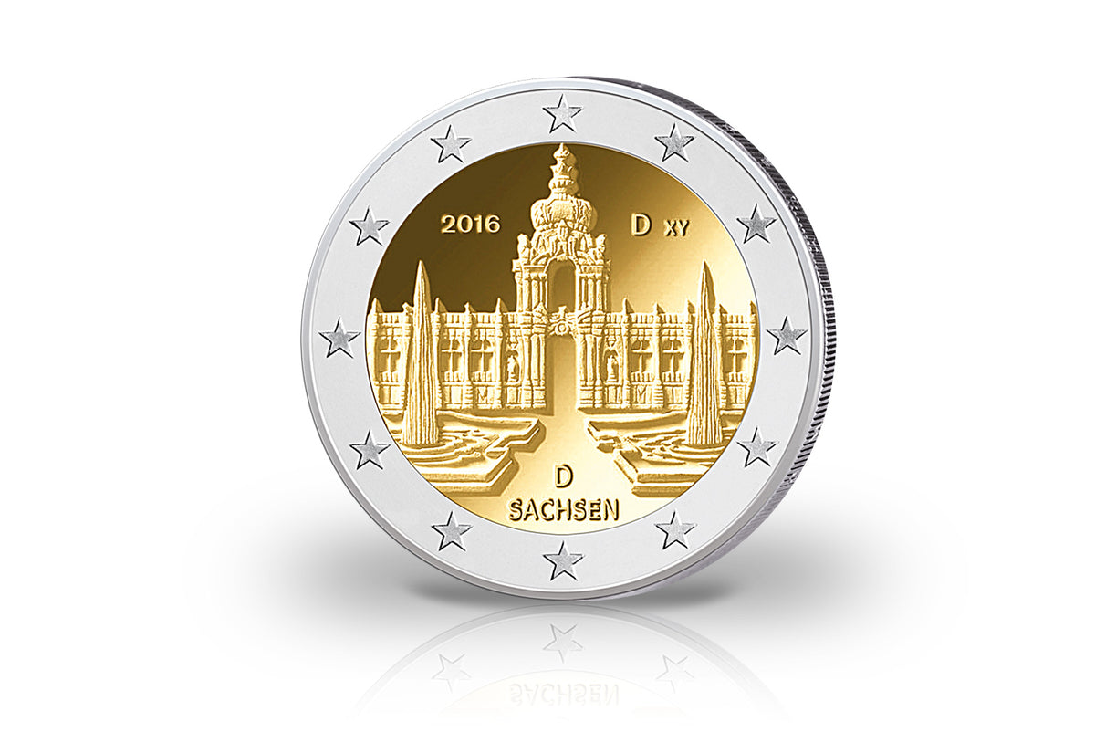 Allemagne 2 Euro 2016 Dresde Zwinger Mint notre choix