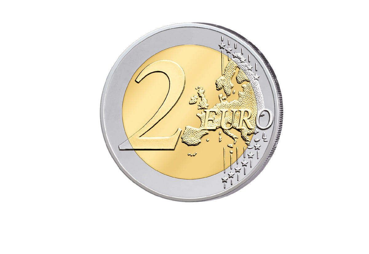 Pièce de 2 euros 2026 Allemagne Konrad Adenauer Monnaie et Élection avec application en couleur