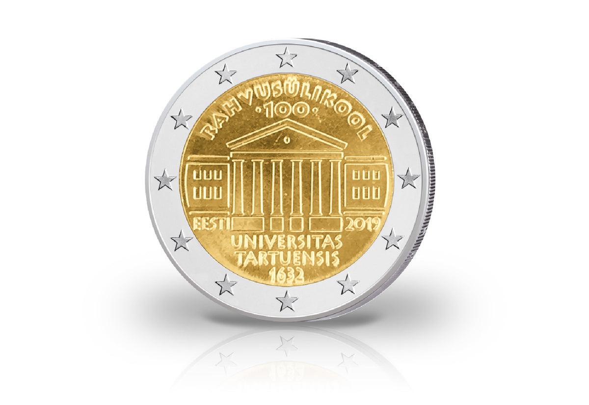 2 Euro 2019 Estonie 100 ans Université de Tartu