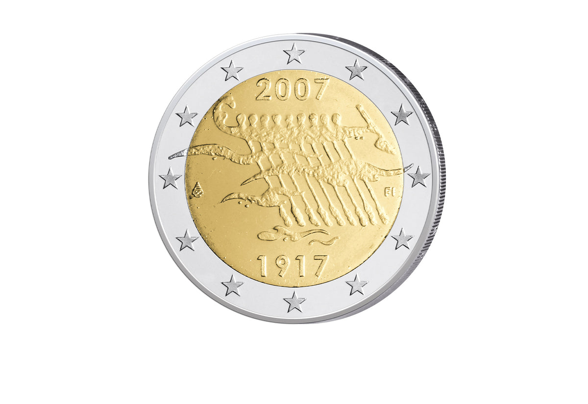 2 euros 2007 Finlande 90 ans d'indépendance