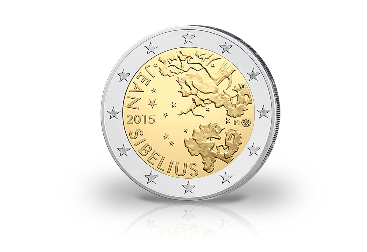 2 Euro 2015 Finlande 150 ans Jean Sibelius bfr