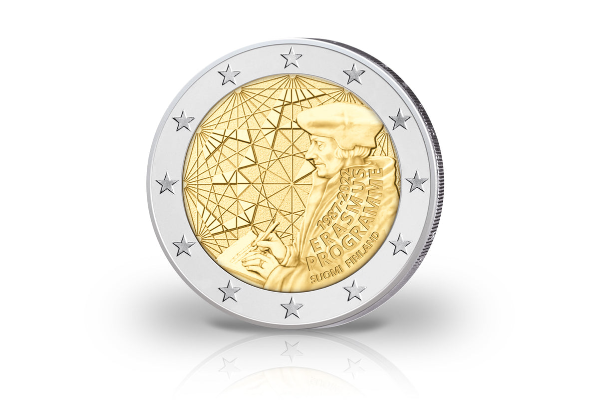 2 euros 2022 Finlande 35e anniversaire du programme Erasmus