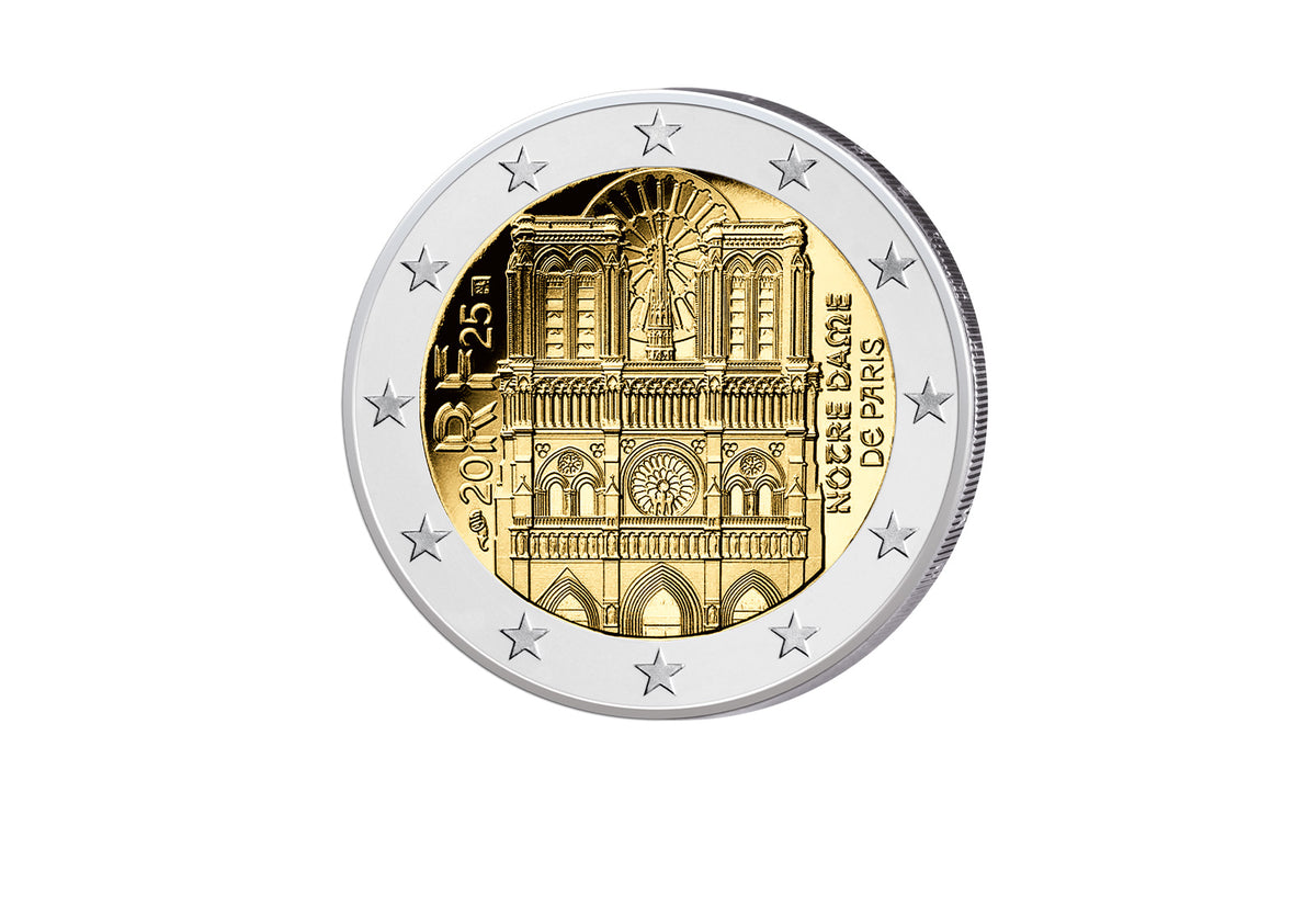 2 Euro France 2025 Notre Dame bfr.