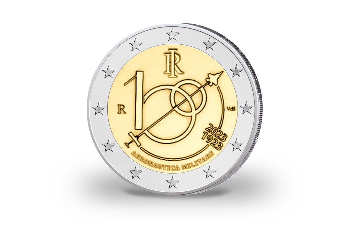 2 Euro 2023 Italie 100 ans de l'Armée de l'Air italienne