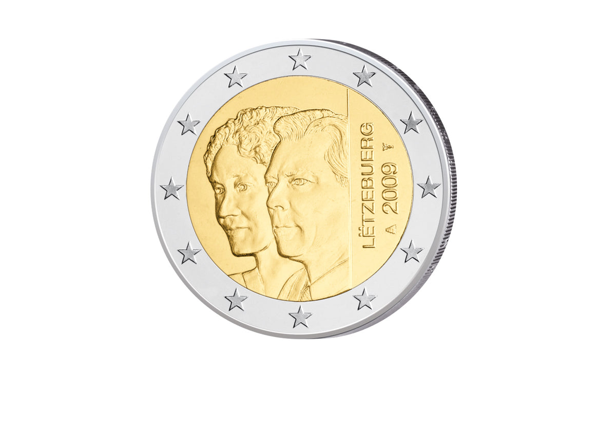 2 euros 2009 Luxembourg 90e anniversaire de l'accession au trône de la grande-duchesse Charlotte