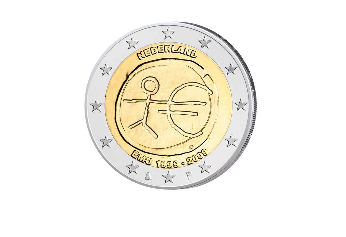 2 Euro 2022 Pays-Bas 10 ans EMU bfr.