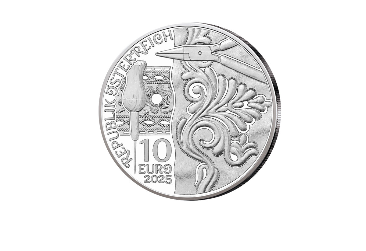 Pièce de 10 euros en argent 2025 Autriche - Déguisement en cuir hgh