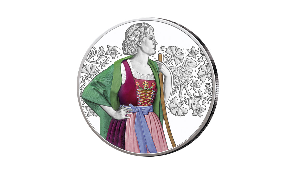 Pièce de 10 Euro Argent 2026 Autriche Aufjuchazn - Loden PP
