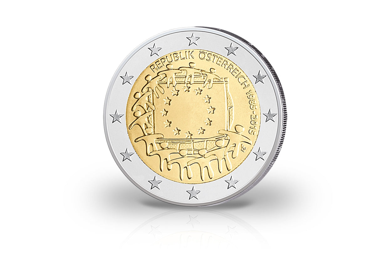 2 Euro 2015 Autriche 30 ans du drapeau européen