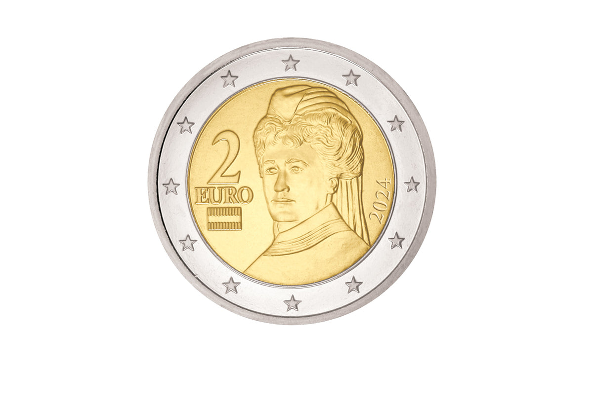 Pièce de 2 euros autrichienne de 2024 en circulation