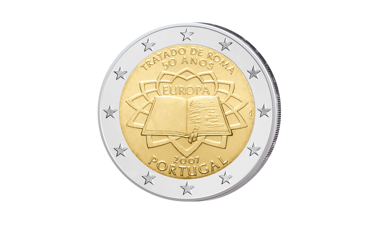 2 Euro 2007 Portugal Traités de Rome