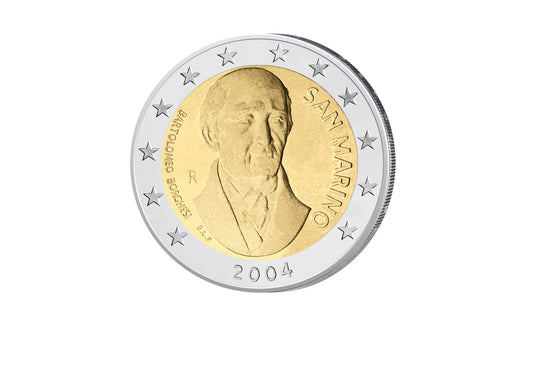 2 Euro 2004 Saint-Marin Borghesi livré sous blister