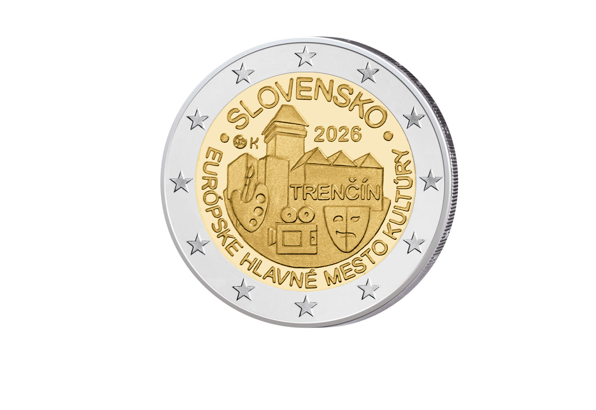 2 Euro 2026 Slovaquie Capitale européenne de la culture - Trencín bfr.
