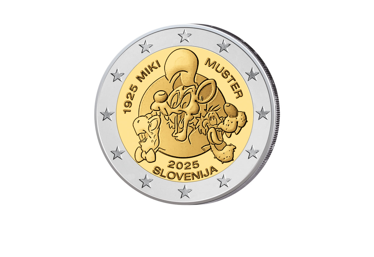 2 Euro 2025 Slovénie 100e anniversaire Miki Muster bfr.