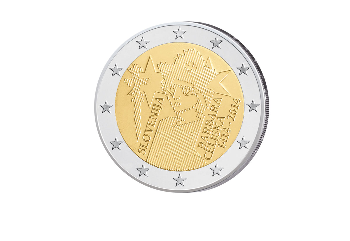 2 Euro 2014 Slovénie 600e anniversaire du couronnement de Barbara de Celje