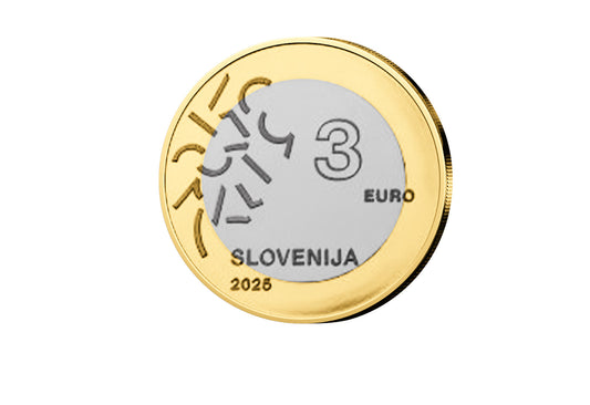 3 Euro 2025 Slovénie Nova Gorica bfr.