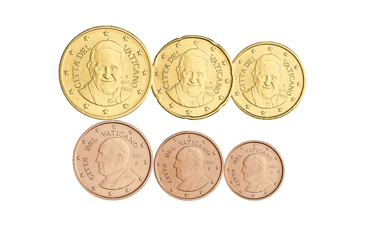 Taux court 2015 Vatican 1 cent - 50 cents st