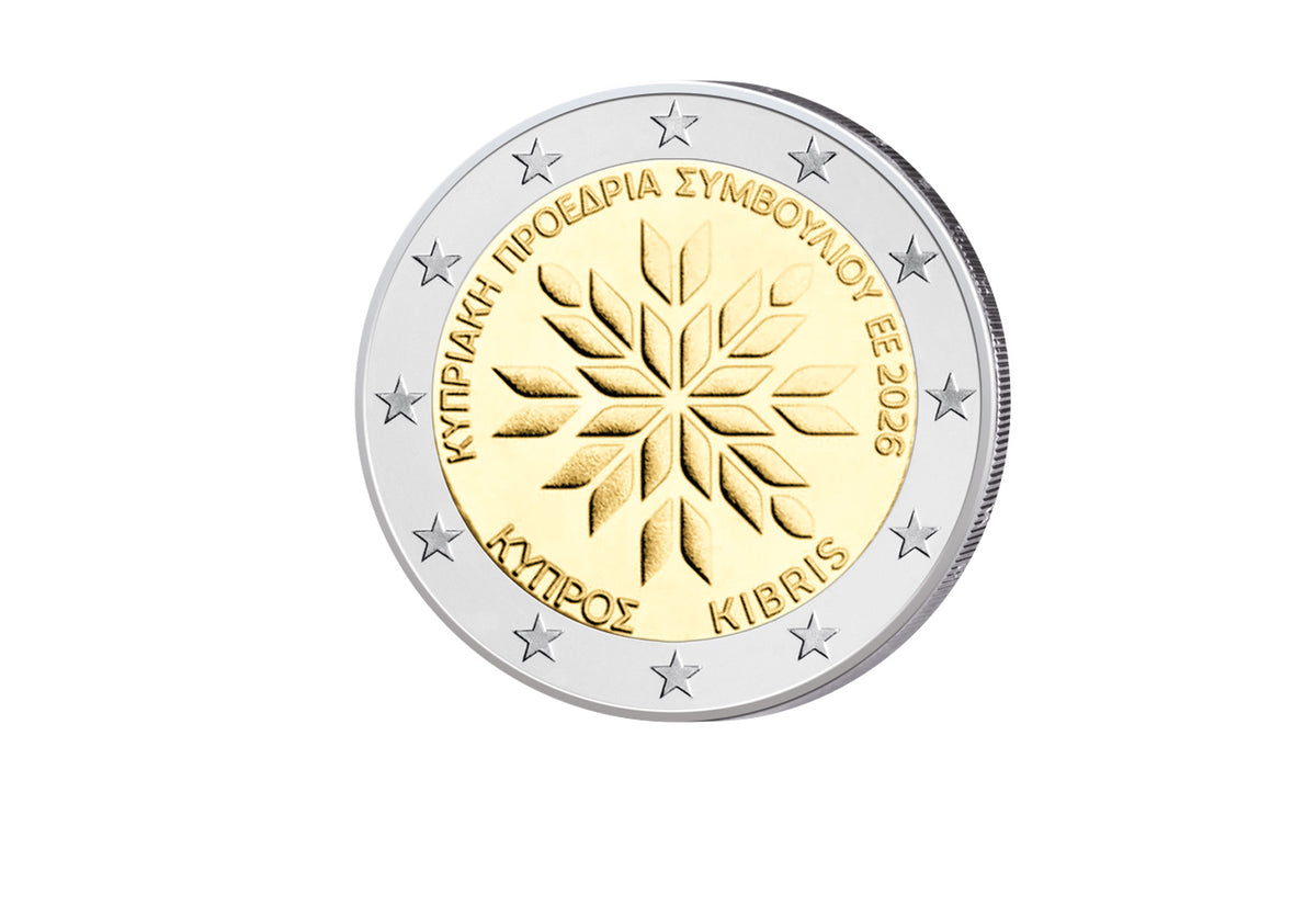 2 euros 2026 Chypre Présidence du Conseil de l'UE