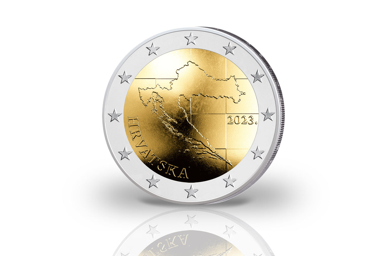 Pièce de 2 euros 2023, première pièce en euros de Croatie