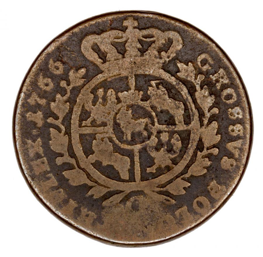 Trojak 1766 Stanisław August Poniatowski Varsovie