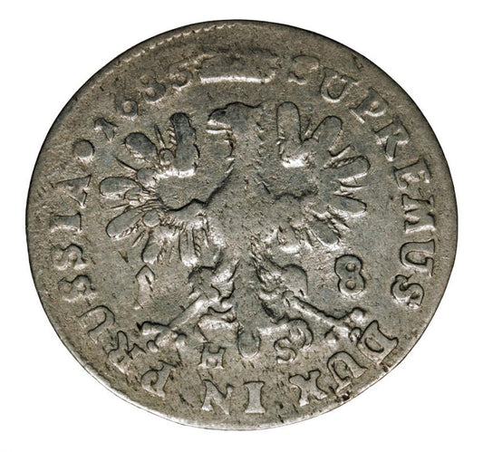 Ort 1685 Frédéric Guillaume Ier de Prusse Königsberg