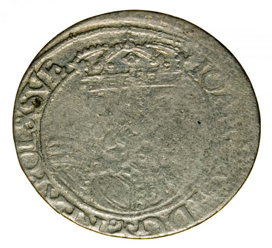 Szóstak 1661 Jan Kazimierz Pologne Lviv